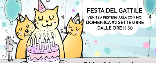 Festa del Gattile – 22 settembre 2019