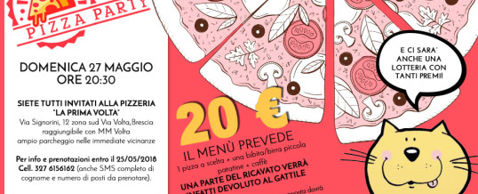 27 maggio 2018: Pizza Party!