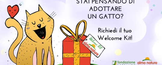 Adotta un gatto: ricevi un Welcome Kit gratuito